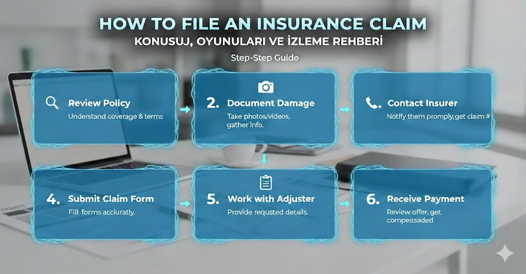 How to File an Insurance Claim Step by Step